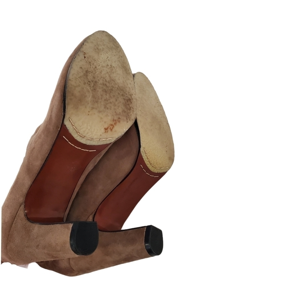 Sam Edelman Simone Suede Taupe Booties - Picture 7 of 7